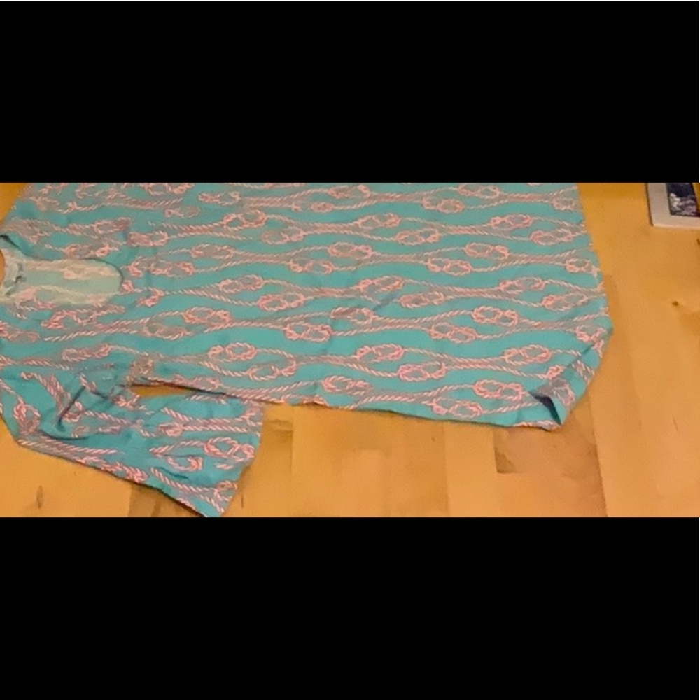 Aqua/pink escapada XS dress. Like new